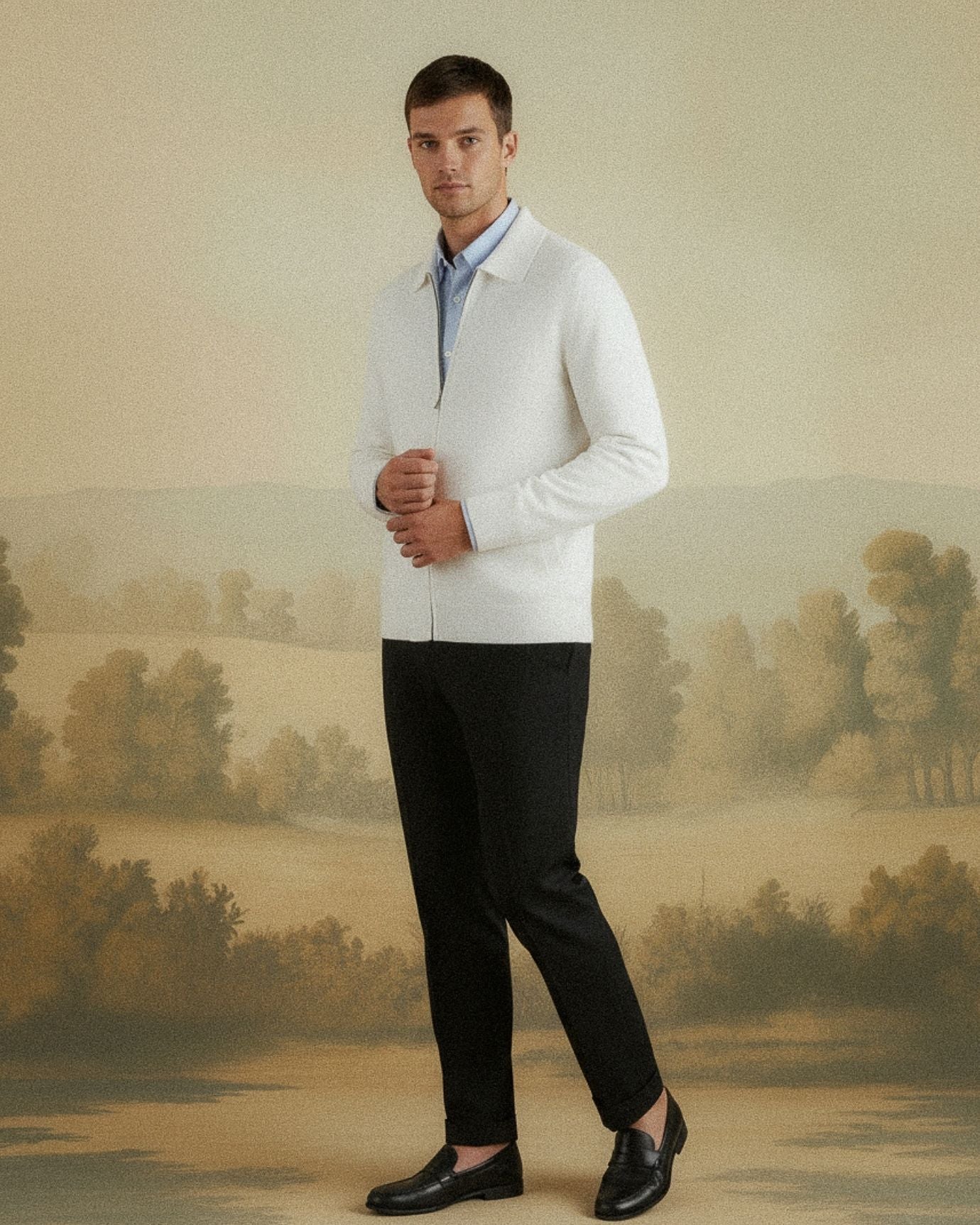 LOVAU Cashmere Blend Cardigan Jacket
