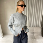 The Elara Split Hem Knit Jumper