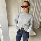 The Elara Split Hem Knit Jumper