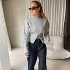The Elara Split Hem Knit Jumper
